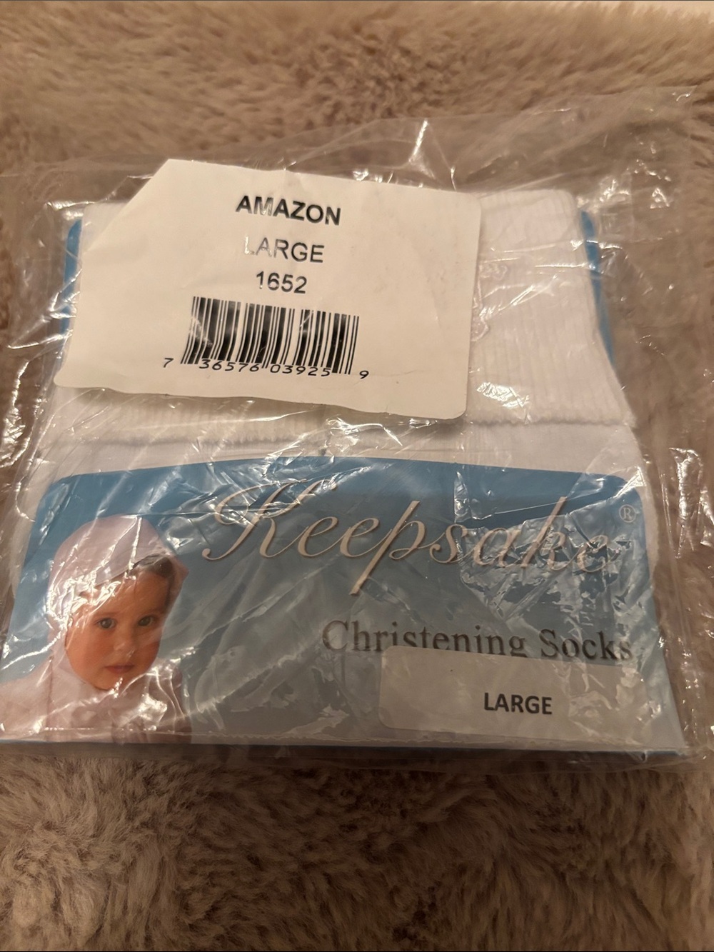 KEEPSAKE the Label White Baby Christening Socks